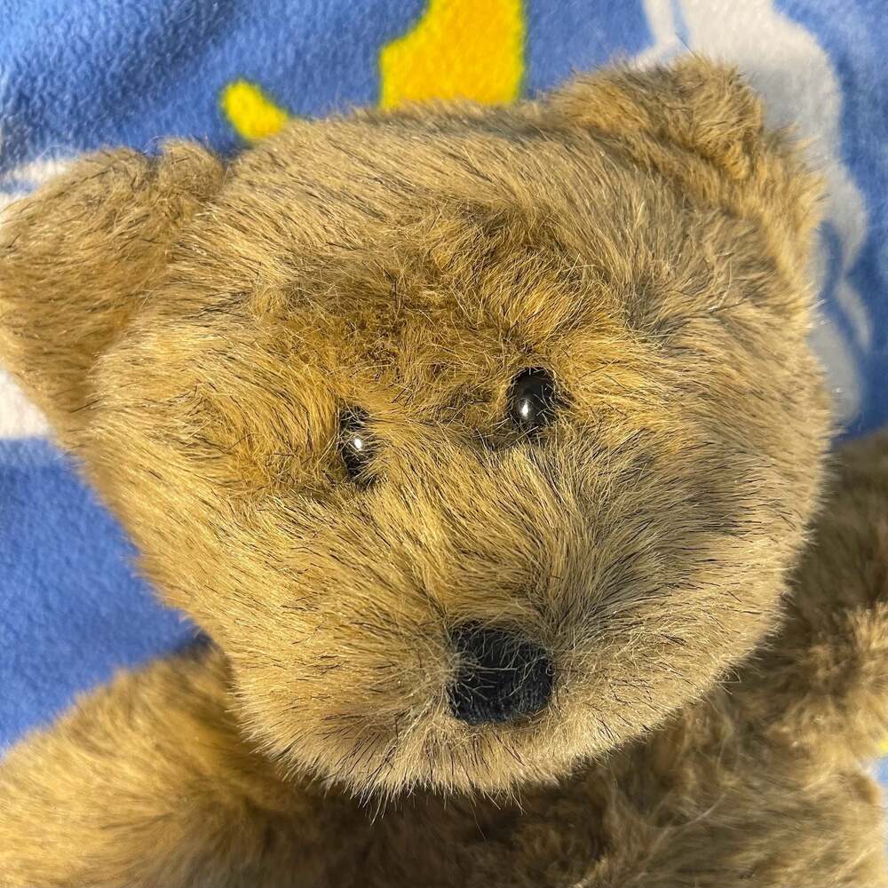 Vintage 1997 Build-A-Bear Workshop Classic Floppy Brown Teddy Bear 17" Plush Fre